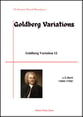 Goldberg Variation 12 piano sheet music cover